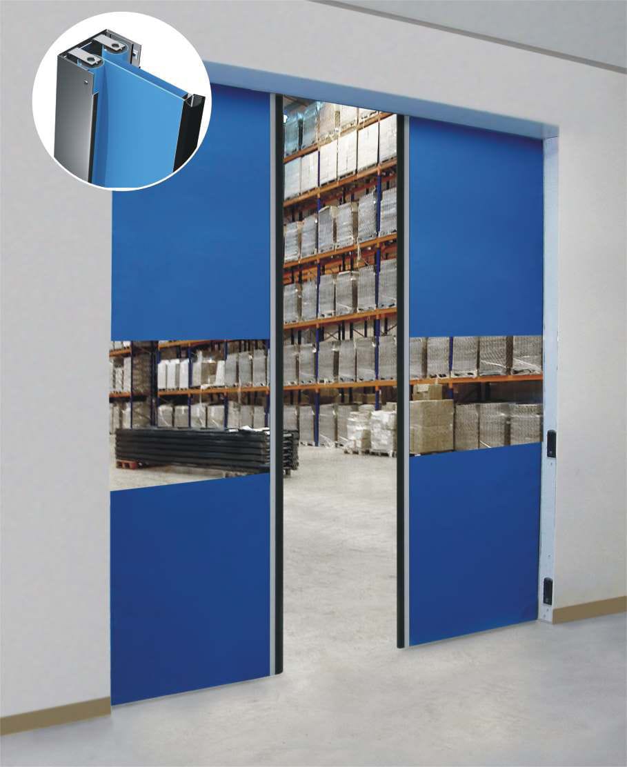 Porte scorrevoli / da esterno / per interno / industriali prime ... Porte scorrevole per interno