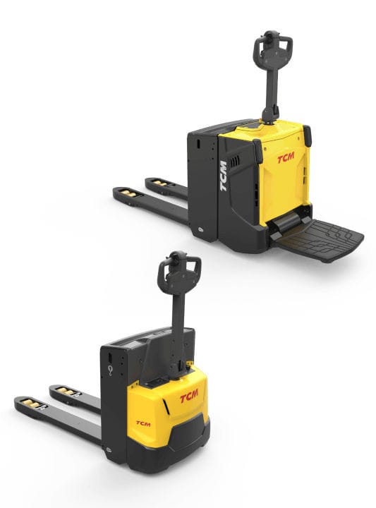 Transpallet Elettrico Pal Series Tcm Forklifts Con Piattaforma