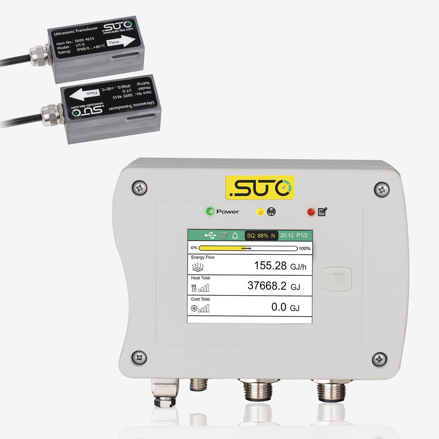 Misuratore Di Portata Ad Ultrasuoni S461 SUTO ITEC GmbH Per Acqua