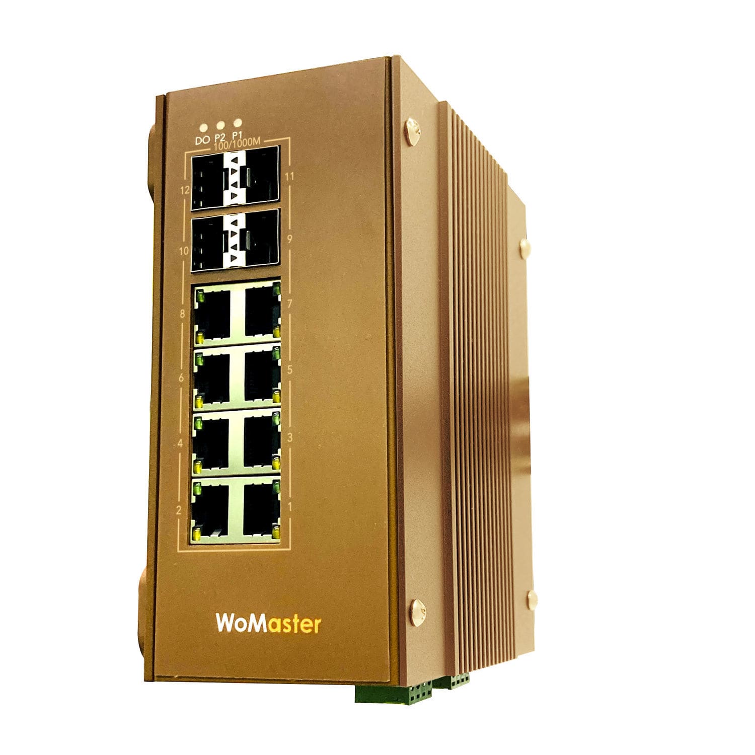 Switch Ethernet Gestibile DS412 WoMaster 12 Porte Gigabit Di