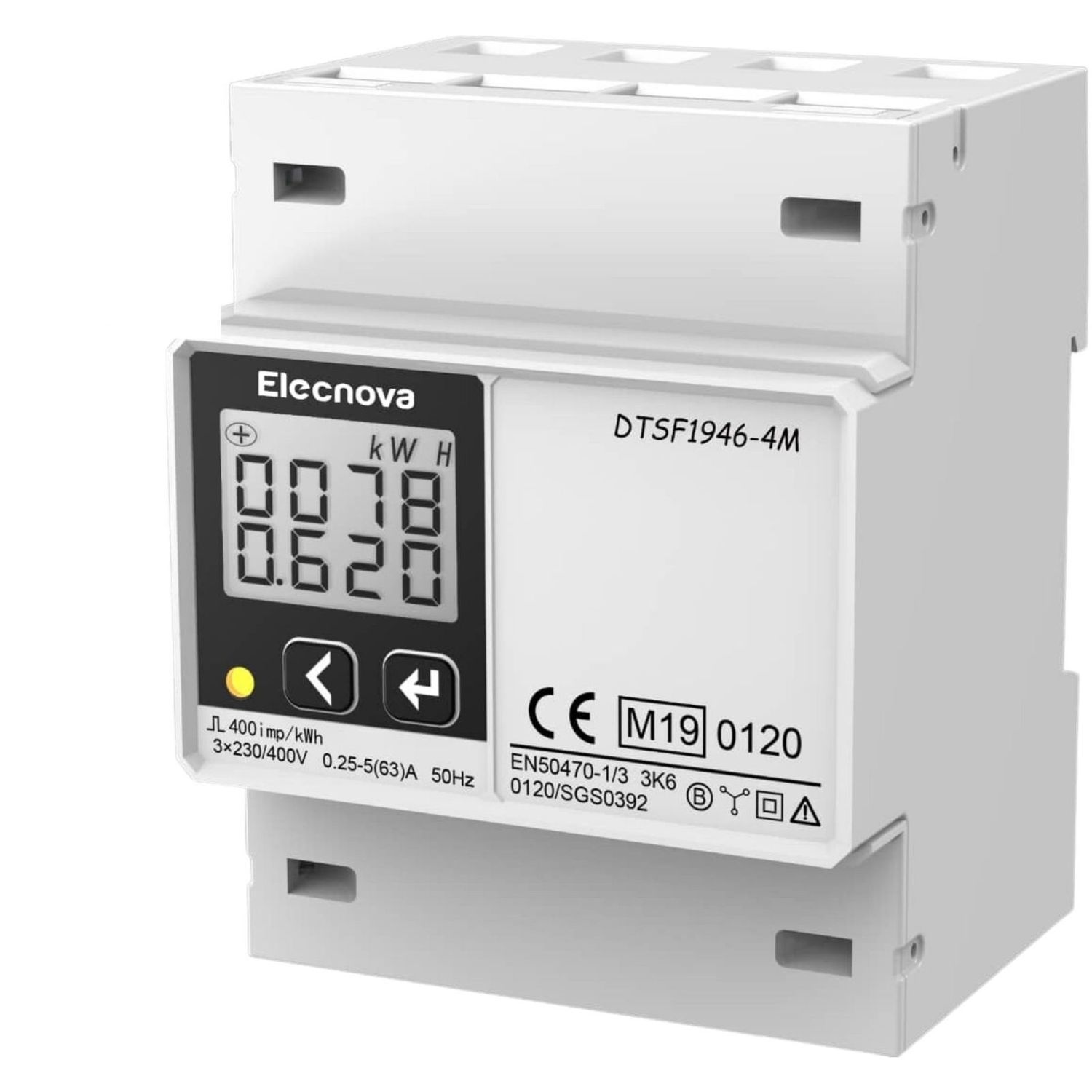 Contatore Di Energia Elettrica Trifase Dts M Mid Elecnova