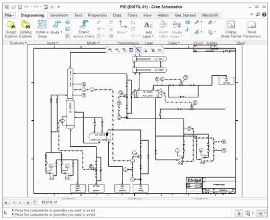 Schema elettrico ptc