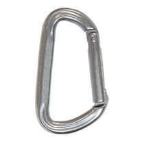 Moschettone con blocco / in acciaio inox...