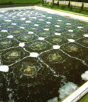 impianto di trattamento delle acqua reflue a lagunaggio aerato  Process Engineering S.r.l.