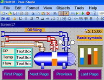 software di programmazione per terminale HMI Panel Studio BRAINCHILD ELECTRONIC