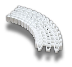 nastro trasportatore modulare / in plastica