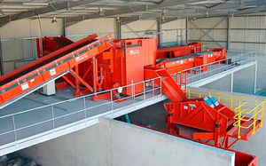 separatore centrifugo / d'acqua / per cantiere di costruzione / mobile