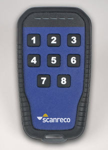 telecomando radio / a 8 pulsanti / compatto / IP65