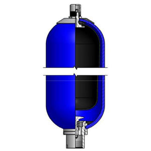accumulatore a vescica / per fluidi non aggressivi / per olio minerale / idropneumatico