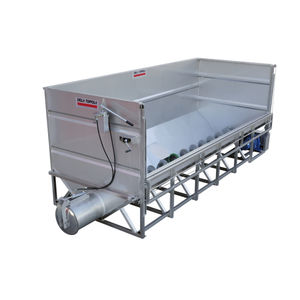 serbatoio con trasportatore a vite / per l'industria vinicola / in acciaio inox / di processo