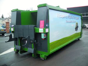 compattatore per rifiuti misto / monoblocco