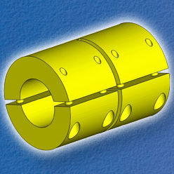giunto rigido / in acciaio inox / per alta coppia / manicotto