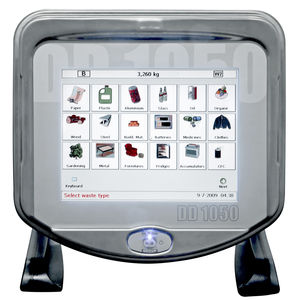 terminale di pesatura con display LED / con touch screen / benchtop / in acciaio inossidabile