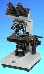microscopio da laboratorio / binoculare / a illuminazione a LED / di allineamento