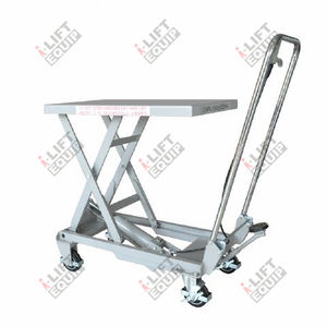 tavola elevatrice a forbici / idraulica / manuale / mobile