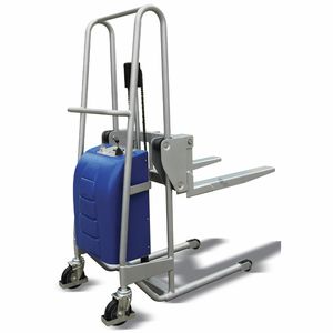 accatastatore elettrico / a timone con guida da terra / con piattaforma