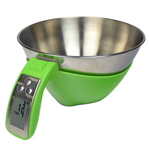 bilancia benchtop / con display LCD / con vassoio in acciaio inossidabile / con batteria