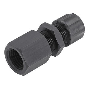 raccordo filettato / a bicchiere / dritto / idraulico