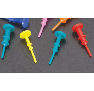 tappo cilindrico / non filettato / in silicone / di manovra a trazione
