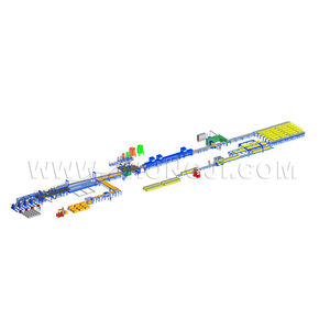 linea di produzione per pannelli sandwich in PSE/lana minerale / automatica