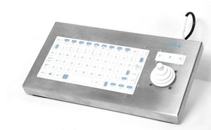 tastiera da ufficio / 101-104 tasti / con mouse / compatta