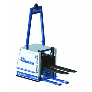 carrello elevatore elettrico / a guida automatica / per magazzino / di carico