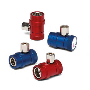 raccordo push-to-lock / a gomito / idraulico / in ottone