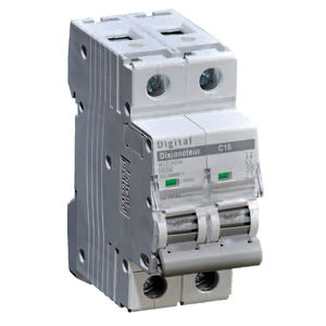 interruttore automatico magnetotermici / contro i cortocircuiti / AC / bipolare