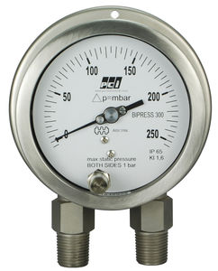 manometro con quadrante / di pressione differenziale / di processo / per gas