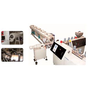 linea di estrusione per tubi / per HDPE / per gomma di silicone / multistrato