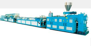 linea di estrusione per pannelli / per PP / per PVC / per PE