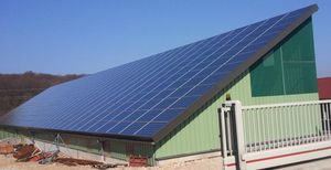 edificio modulare / prefabbricato / capannone / fotovoltaico