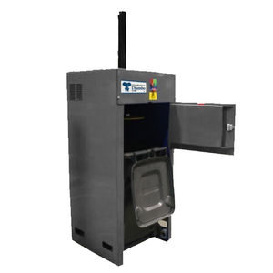 compattatore per rifiuti fisso / per alimenti / per contenitore portarifiuti / idraulico