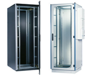 armadio elettrico / a pavimento / rack 19" / in acciaio