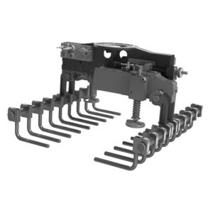 pinza di presa pneumatica / parallela / a 2 griffe / di pallettizzazione