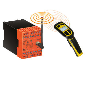 telecomando radio / a pulsanti / con schermo integrato
