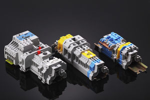morsetto componibile con connessione a molla / con connessione a vite / con connessione rapida / push-in