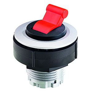 interruttore a bascula / unipolare / tondo / IP65