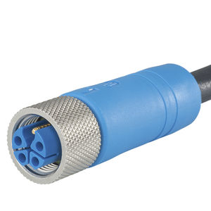 connettore di dati / DIN / circolare / con sovrastampaggio termoplastico