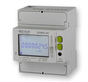 contatore di energia elettrica trifase / su guida DIN / con comunicazione integrata / certificato MID
