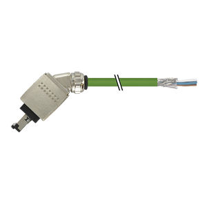 connettore di dati / RJ45 / rettangolare / a gomito
