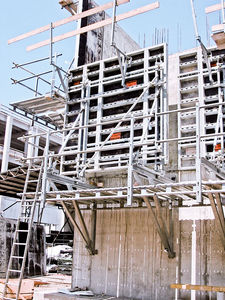 piattaforma sospesa / da lavoro / per cassero