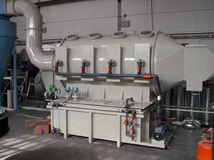 lavatore di gas a estrazione umida / chimico