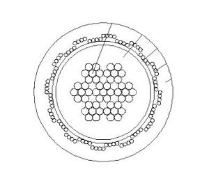 cavo riscaldante ad isolamento in fluoropolimero / a resistenza