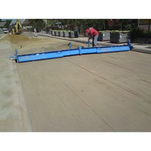 banco di finitrice stradale