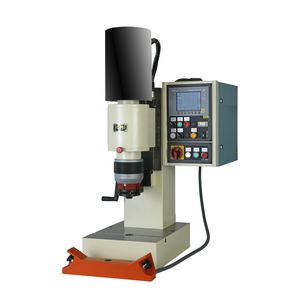 ribaditrice semiautomatica / pneumatica / radiale / da banco