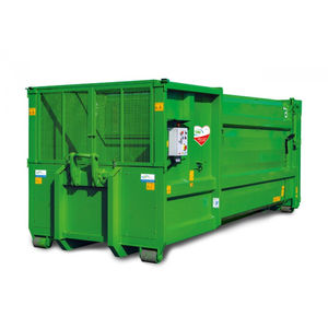 compattatore per rifiuti orizzontale / mobile / in plastica / cartone