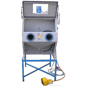 cabina di sabbiatura con iniettore / manuale