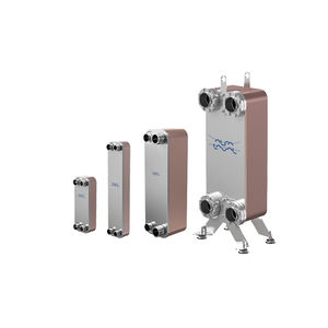 scambiatore di calore a piastre saldo brasate / liquido / liquido / in acciaio inossidabile / per alta temperatura