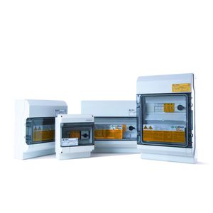 scatola elettrica attrezzata / in plastica / per applicazioni fotovoltaiche / per distribuzione elettrica